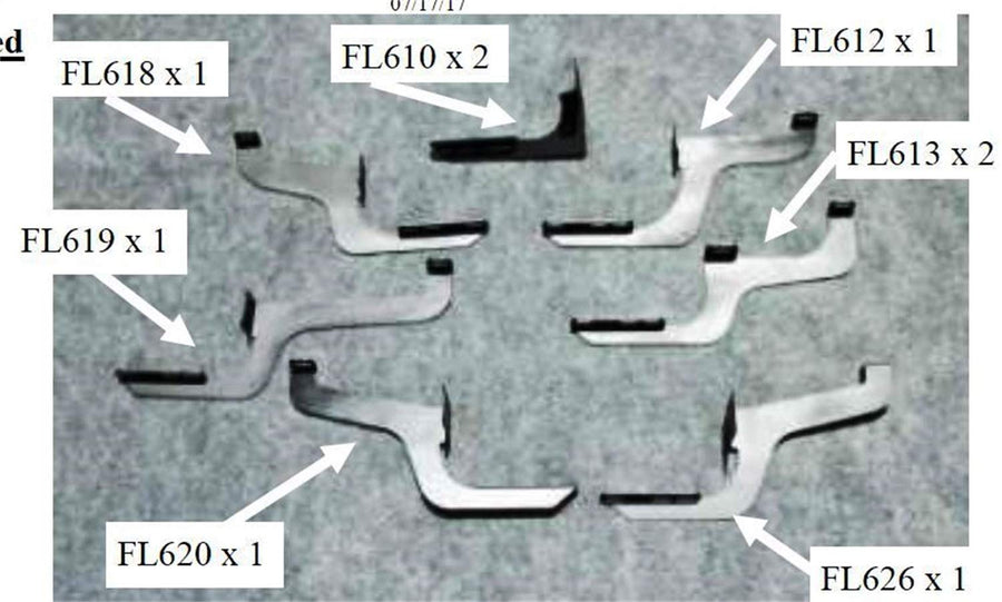 10-1365 Owens Products Running Board Mounting Hardware Fits Ford Transit-150