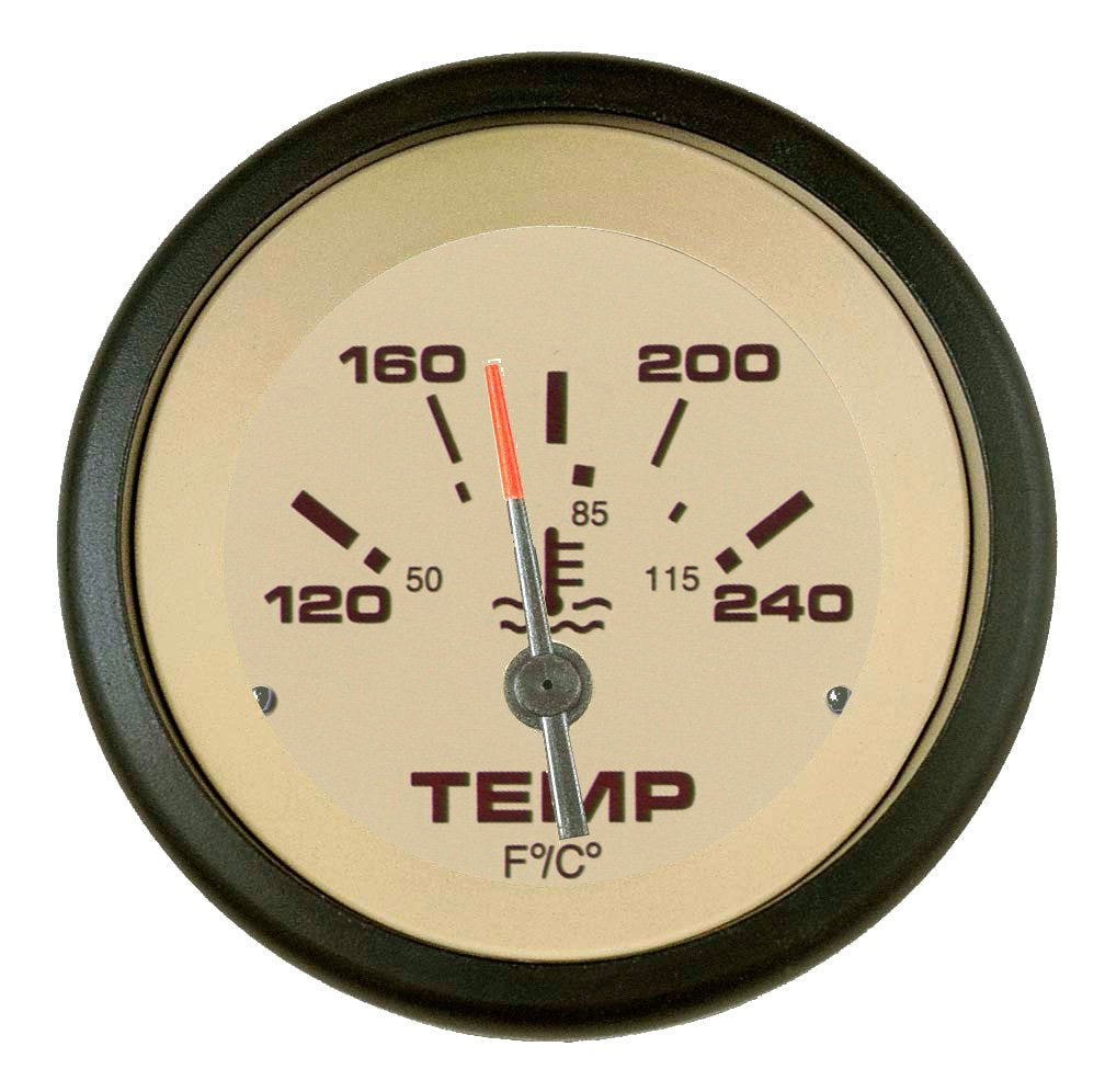 Sierra International Sahara 59706P Scratch Resistant Water Temperature Gauge, 2"