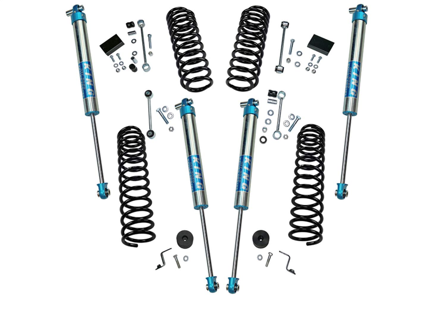 SUPERLIFT SUSPENSION RealTruck 2.5" Lift Kit for Jeep Wrangler JL | Complete Lift Kit with Front & Rear King 2.0 Series Shocks | K183KG | Fits 2018-2023 Jeep Wrangler JL 4 Door