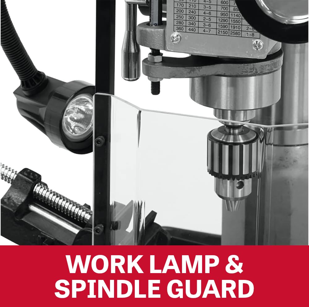 JET 2 HP Mill Drill Machine, 18-Inch, 115/230V 1Ph (Model JMD-18)