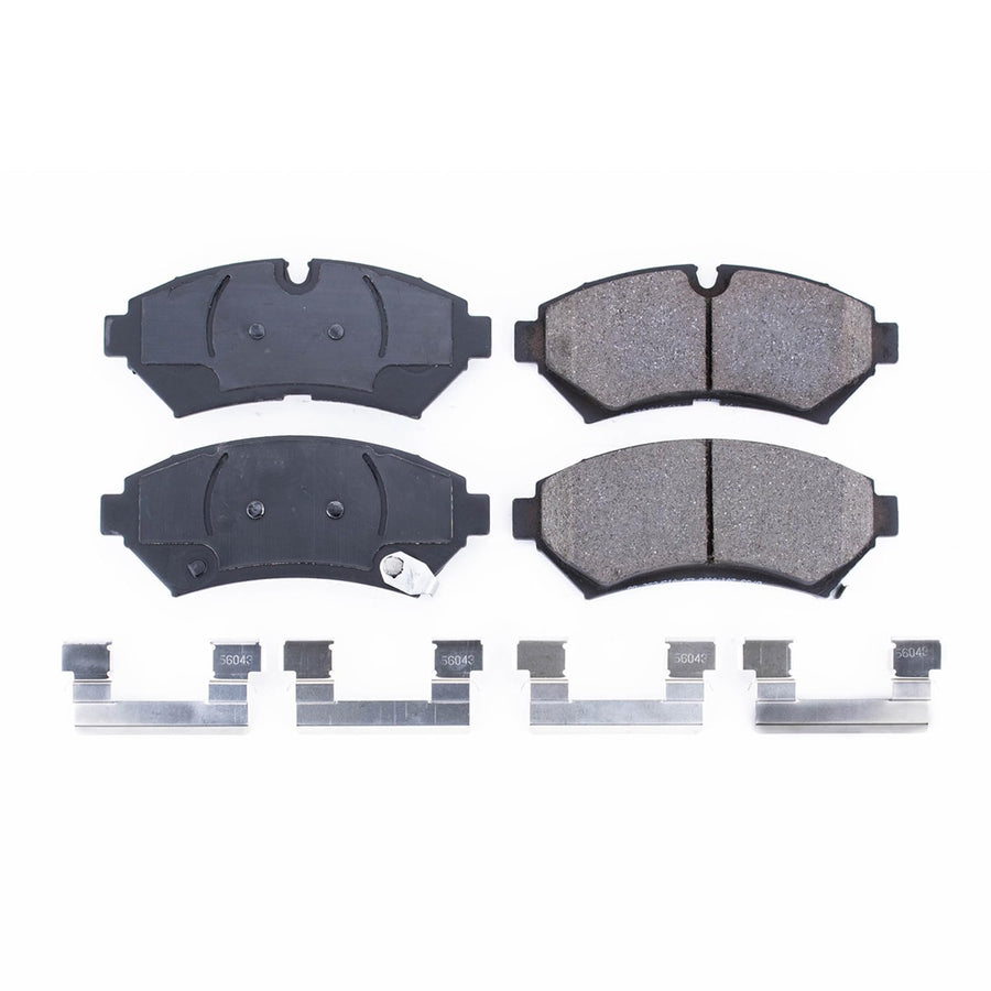 Power Stop Front Brake Kit For 1998-02 Cadillac Seville - Ceramic Brake Pads With Installation Hardware, 17-753