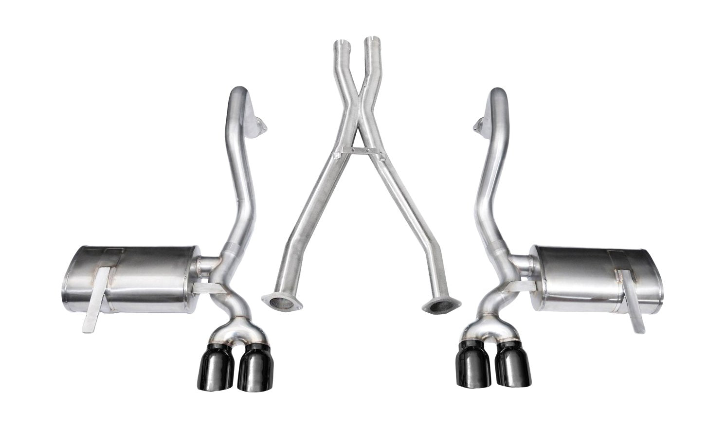 Cat-Back Exhaust System CORSA 14114BLK with X-Pipe