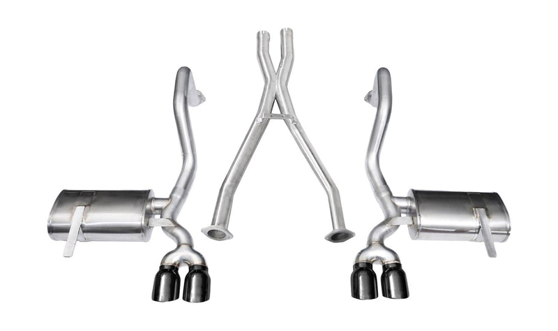 Cat-Back Exhaust System CORSA 14114BLK with X-Pipe