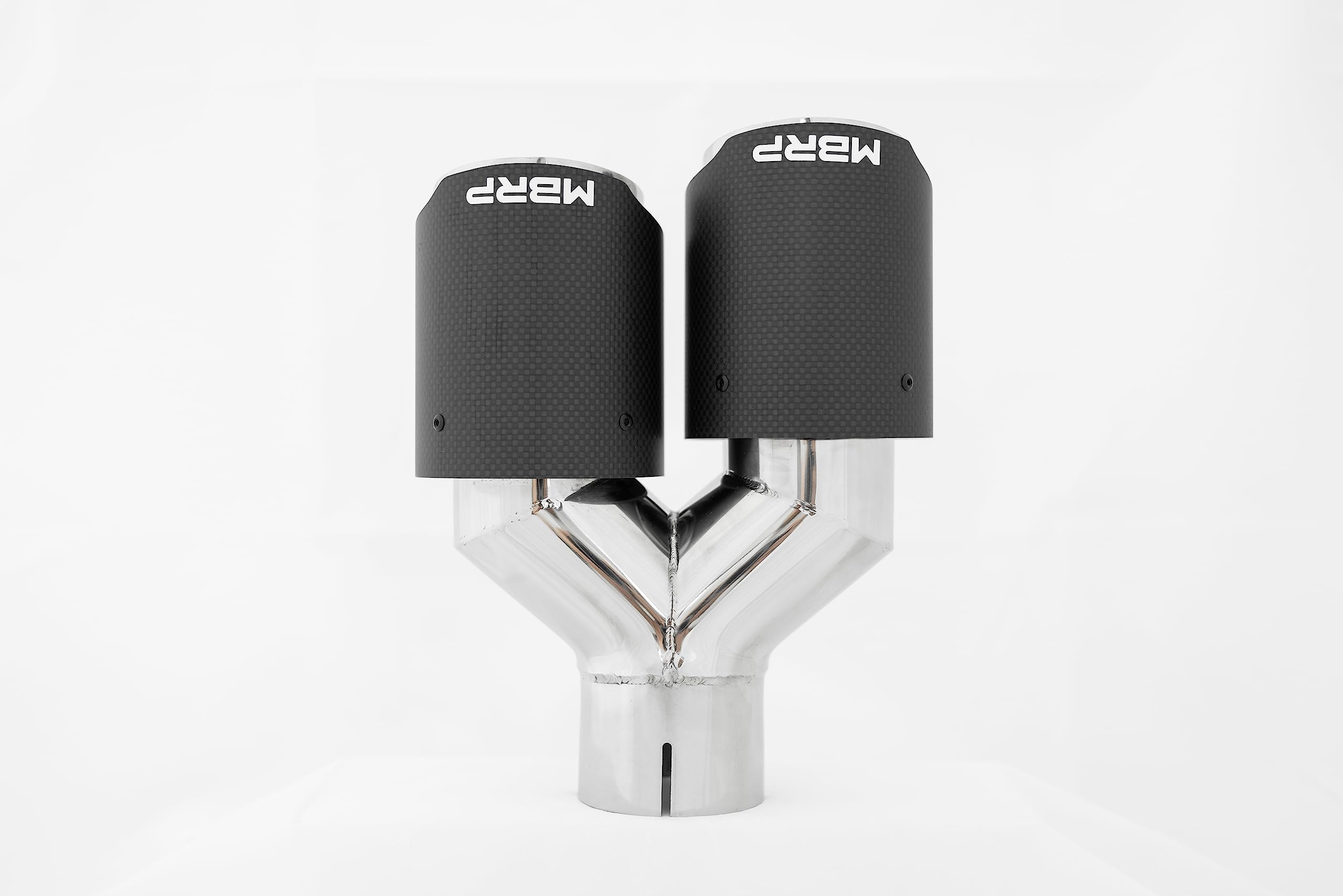 Carbon Fiber MBRP Universal Dual Tip 3.5in OD/2.5in Inlet