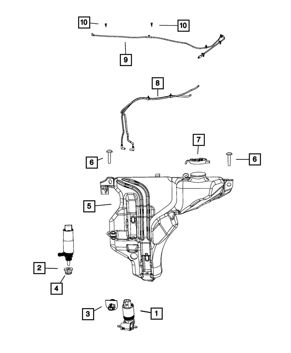 Windshield Washer Nozzle - Crown