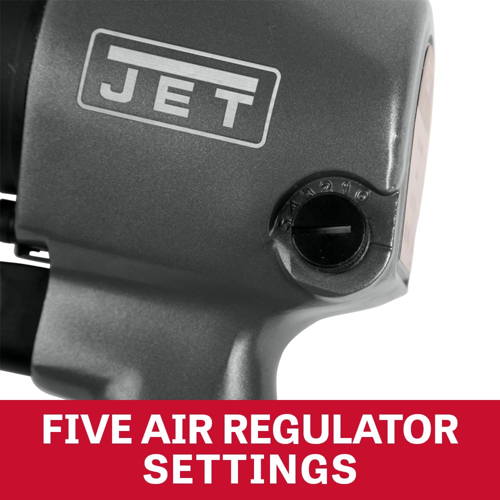 JET 1/2-Inch Impact Wrench Aluminum, 680 ft-lbs, 8000 RPM (Model JAT-103)