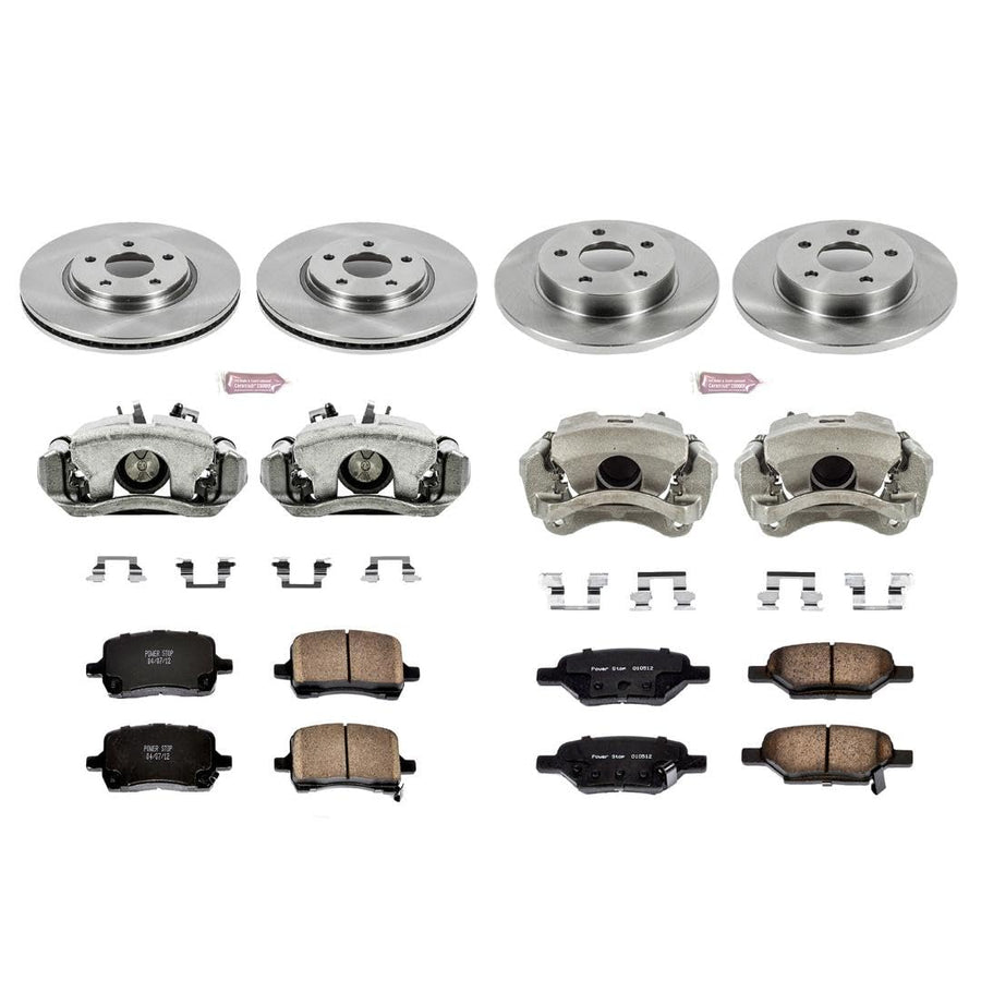 Power Stop KCOE1612 1-Click OE Replacement Brake Kit with Calipers For Chevrolet Cobalt, Chevrolet Cob, Chevrolet HHR, Pontiac, Saturn Ion [Model Specific]