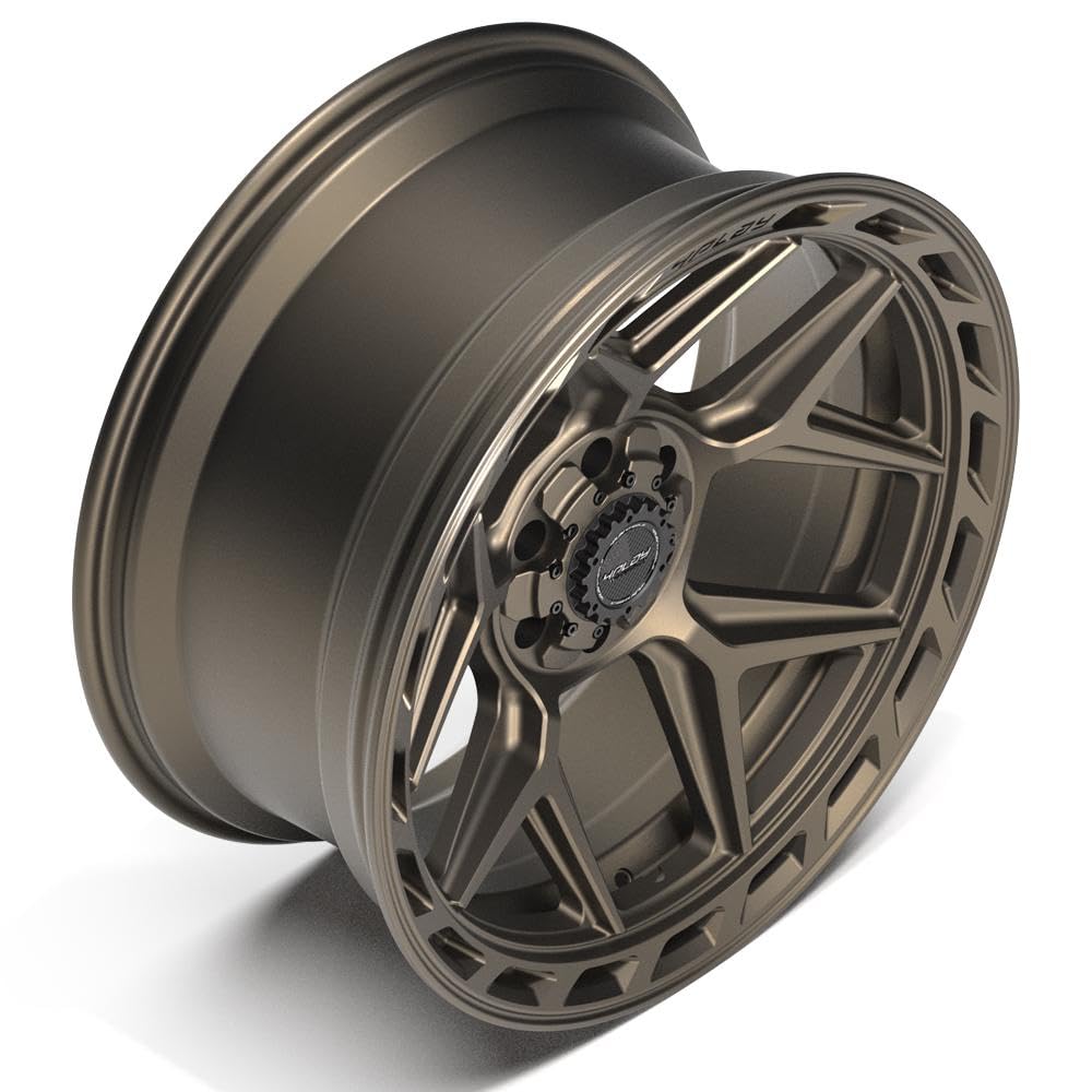 22 Inch 4PLAY Wheels Rim 4P55 Fits 6x135 & 6x139.7 22x10 Satin Bronze (1)