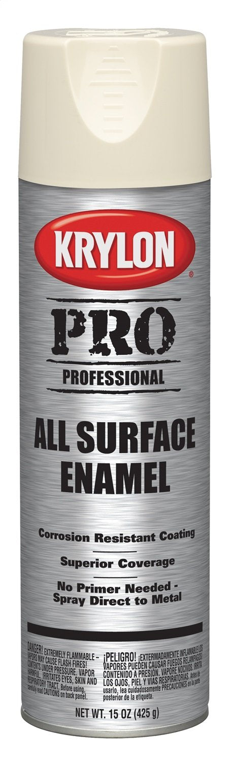 Krylon Professional K05819 All Surface Enamels, Almond, 15 Ounce