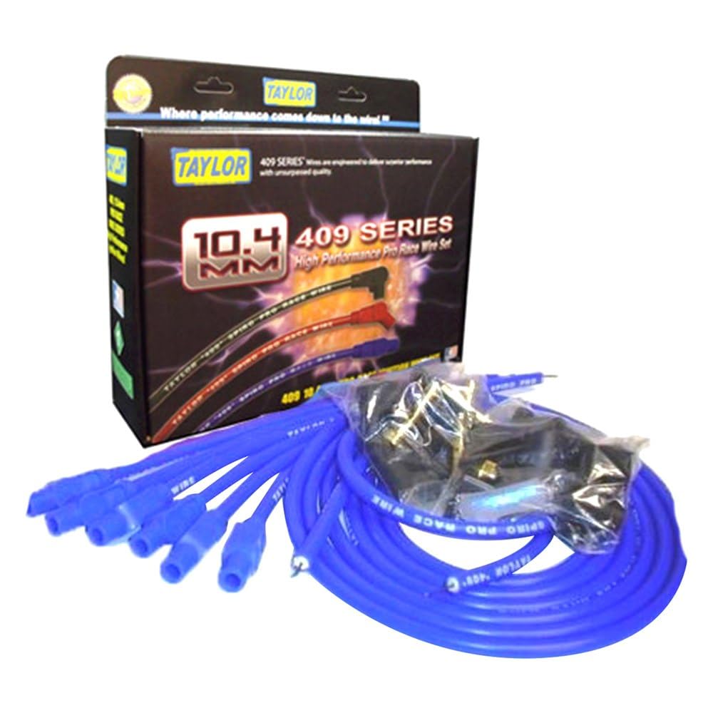 409 Taylor Cable Spiro-Pro univ 6 cyl 180 blue