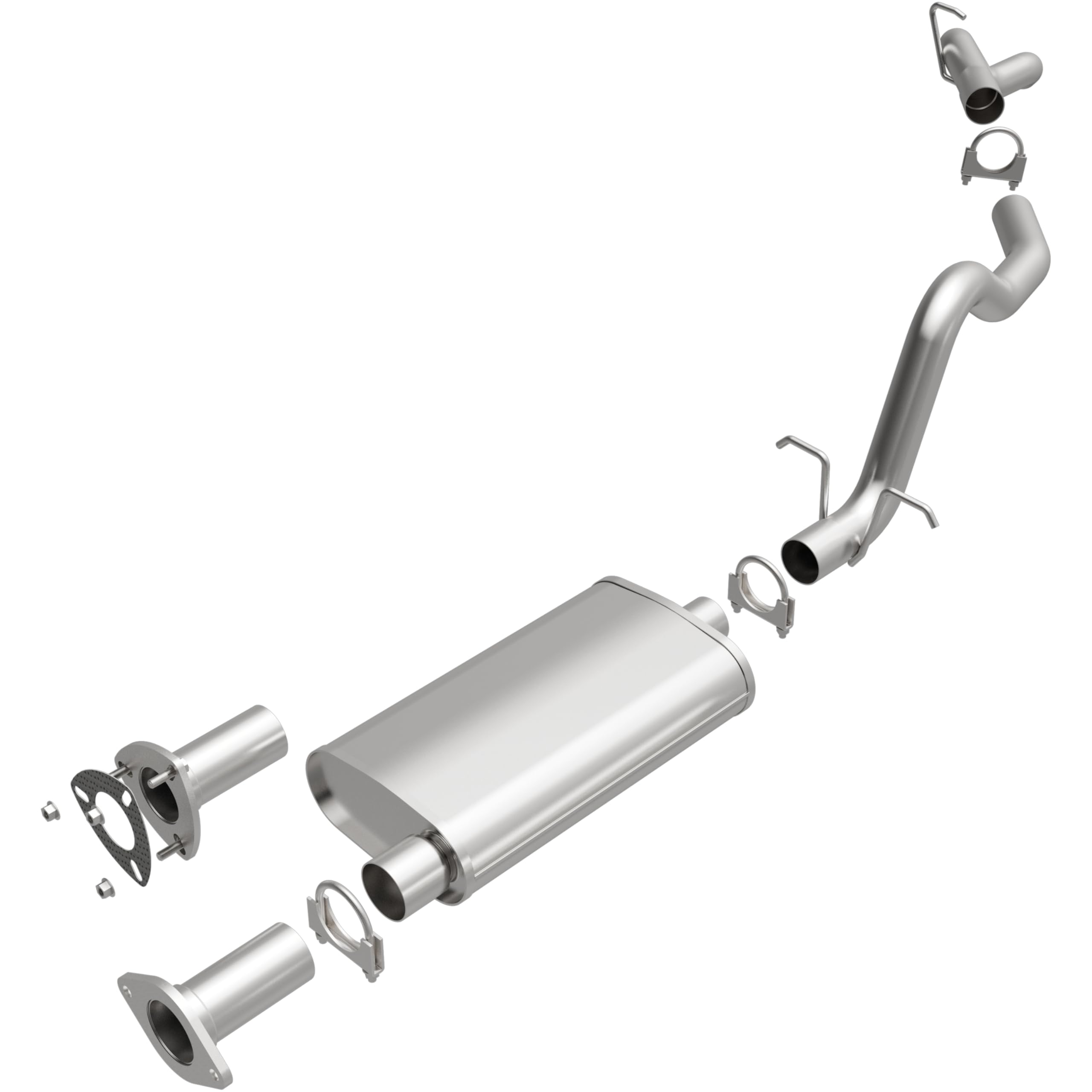 Replacement BRExhaust Exhaust System Kit 106-0720: Compatible with 1996-2005 Chevrolet Blazer, 1996-2002 GMC Jimmy 4.3L