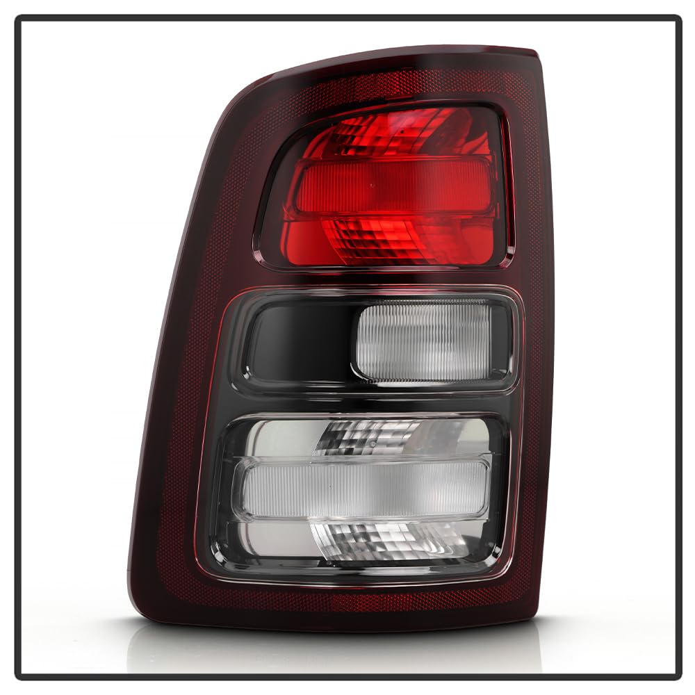Dodge Ram 2500 Spyder (POE) 19-24 Halogen Big Horn/Tradesman Black Bezel Red Len Tail Light - OE Left (No Harness)
