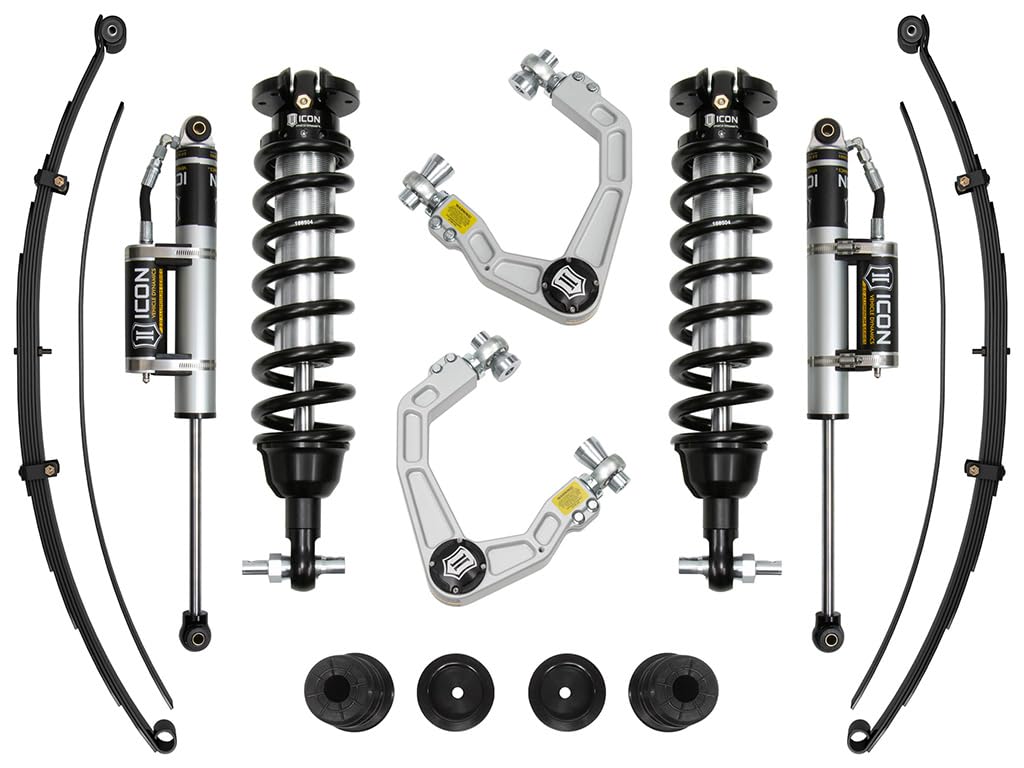 19-21 Ford Ranger ICON, 0-3.5" Lift, Stage 6 Susp System, Billet UCA Al Knuckle