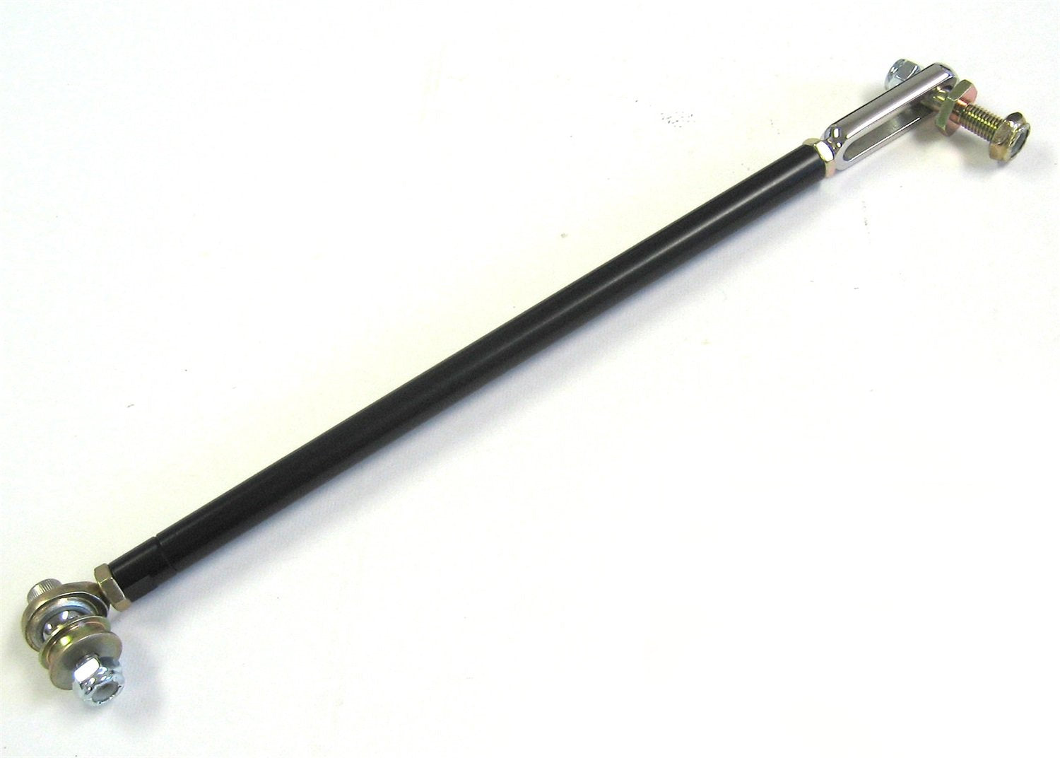 6.375" to 6.75" Center Distance Lokar XTCB-PLR1 Black Finish Progressive Linkage Rod for Dual Edelbrock Carburetor