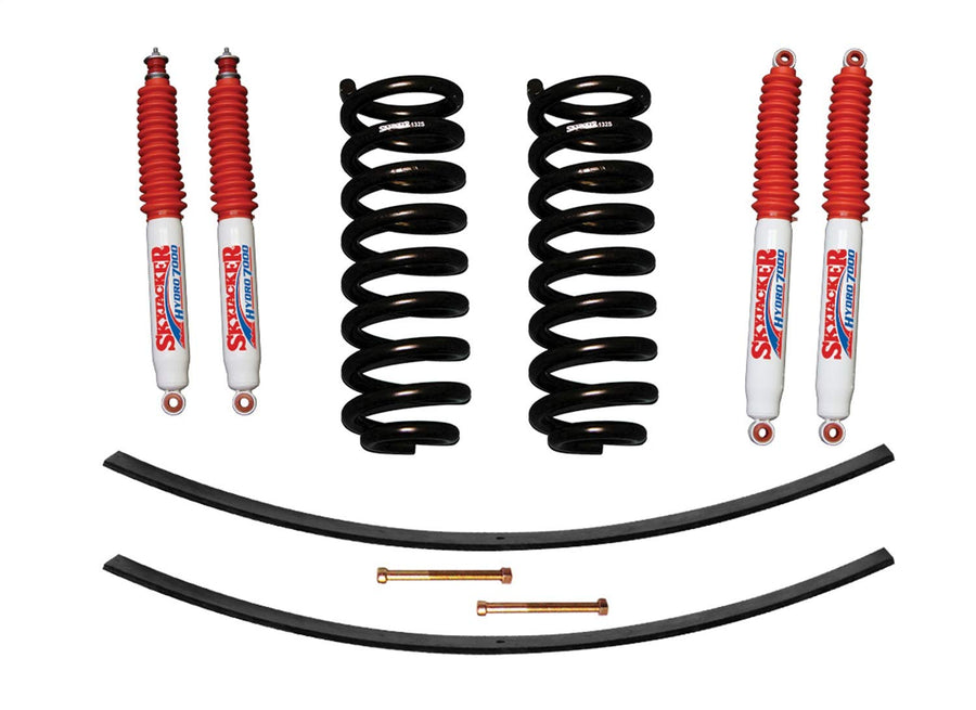 Skyjacker Suspension Lift Kit 132XK-H w/Shock 1.5-2 in. Lift Incl. Front Coil Springs Rear Add-A-Leafs