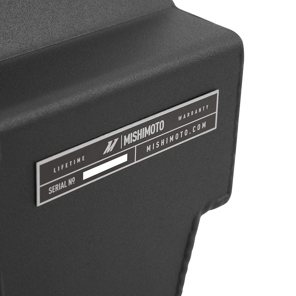 Mishimoto Aluminum Degas Tank MMRT-F2D-11PMWBK, Compatible With Ford 6.7L Powerstroke 2011-2019, Micro-Wrinkle Black