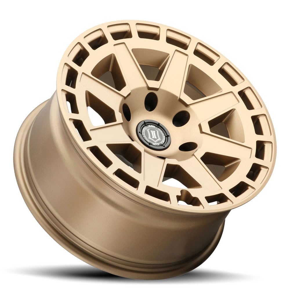 ICON Alloys Compass, 17 x 8.5/6 x 5.5, Satin Brass, 0mm Offset, 4.75" BS, 3217858347BS