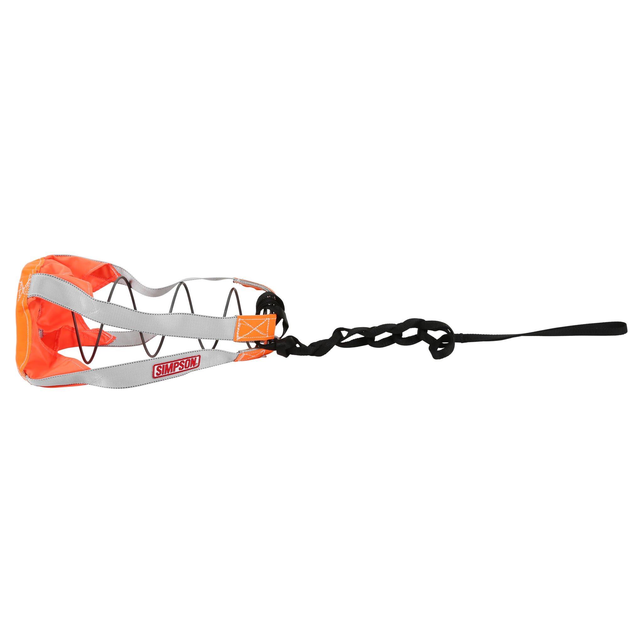 Simpson Racing Drag Parachute Pilot 42085S - Standard - Safety Orange - Each