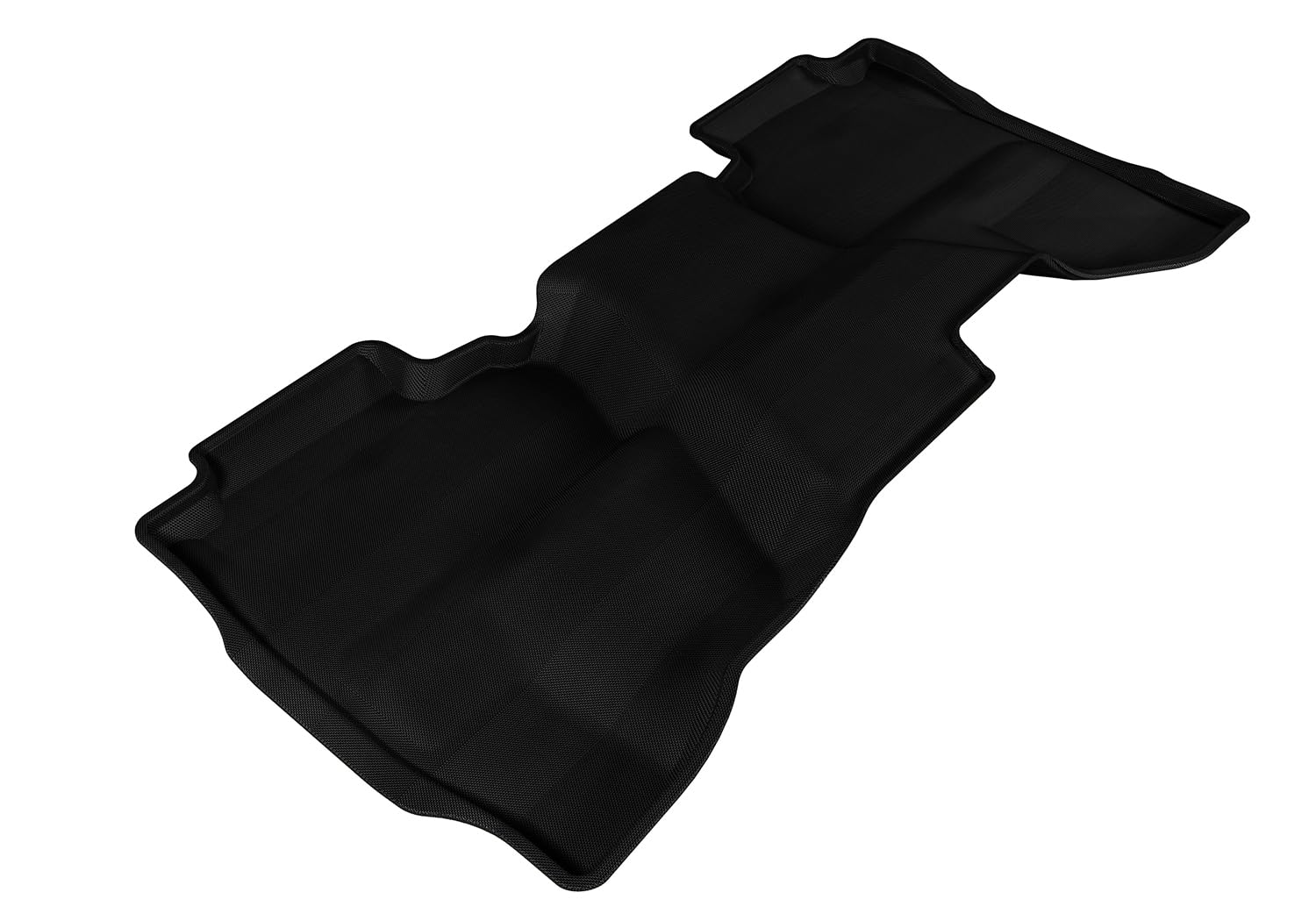 Second Row 3D MAXpider L1CH03921509 Custom Fit All-Weather Floor Mat for Select Chevrolet/GMC Models - Kagu Rubber (Black)