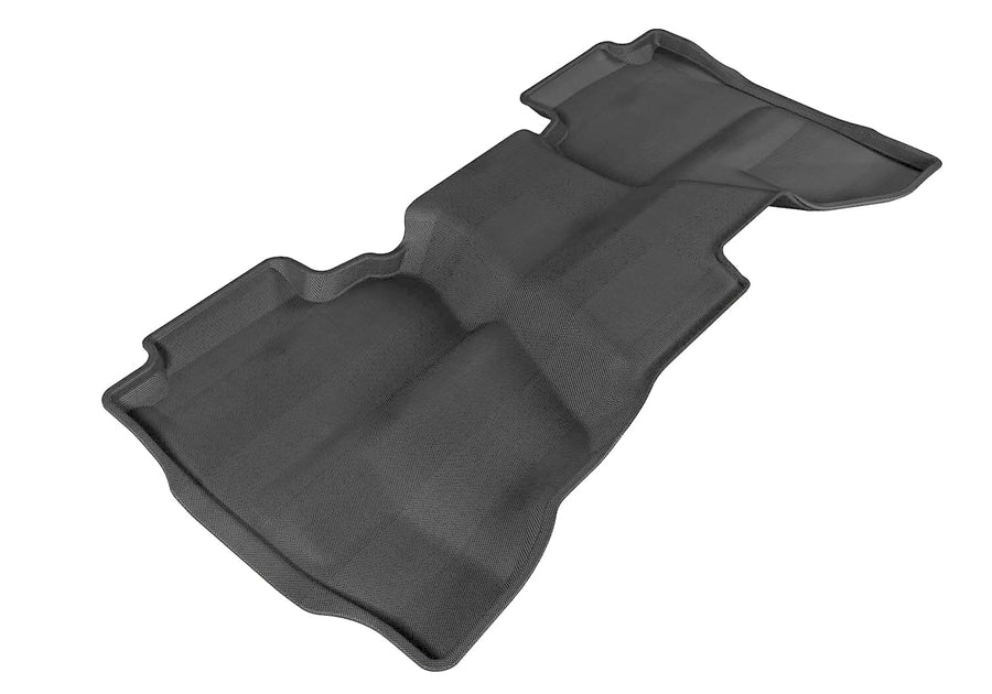 Second Row 3D MAXpider L1CH03921509 Custom Fit All-Weather Floor Mat for Select Chevrolet/GMC Models - Kagu Rubber (Black)