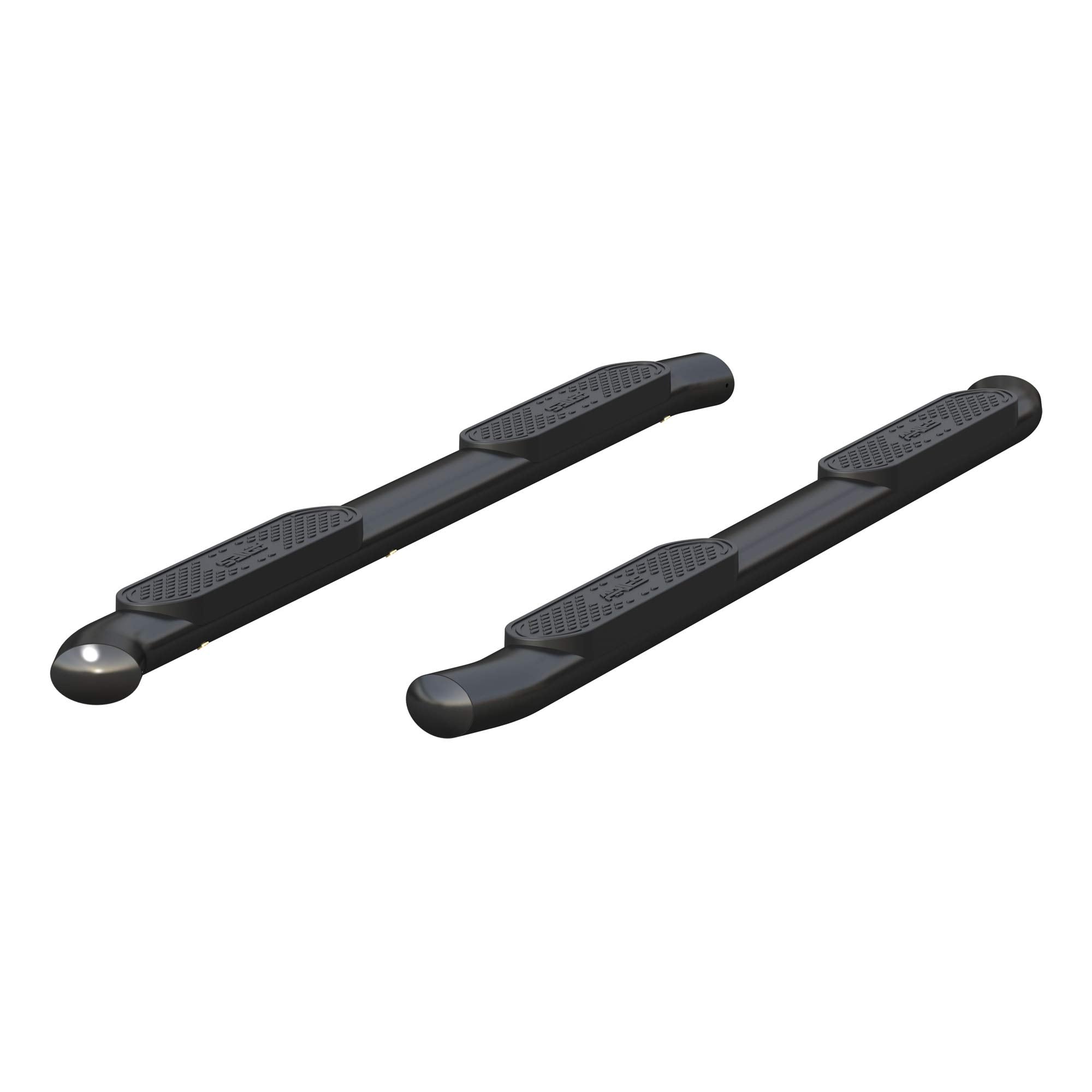 4-Inch ARIES Black Steel Oval Nerf Bars, Select Chevrolet Silverado, GMC Sierra 1500 Extended Cab