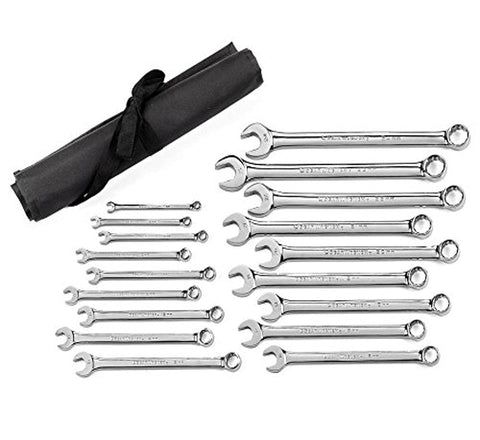 12 Pt. GEARWRENCH Long Pattern 18 Pc. Combination Wrench Set, Metric - 81920