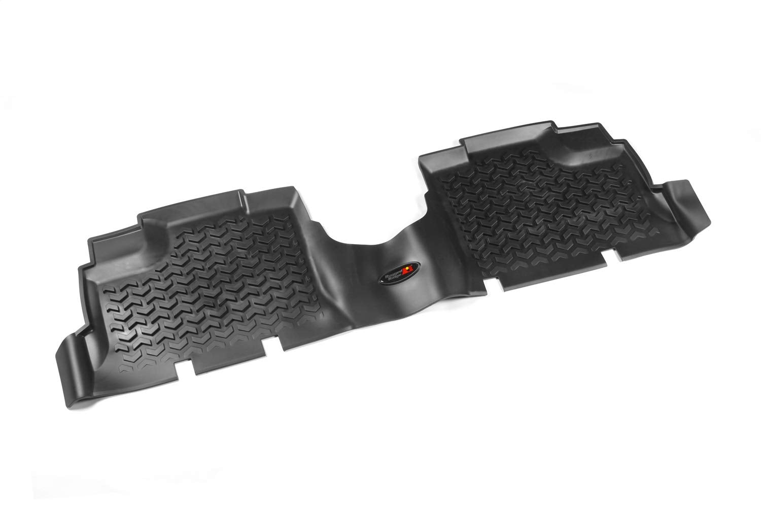 Floor Liner Set Rugged Ridge for Jeep Wrangler JKU | Front/Rear/Cargo, 4-Piece Set, Black | 12988.04 | Fits 2011-2018 Jeep Wrangler JKU 4-Door