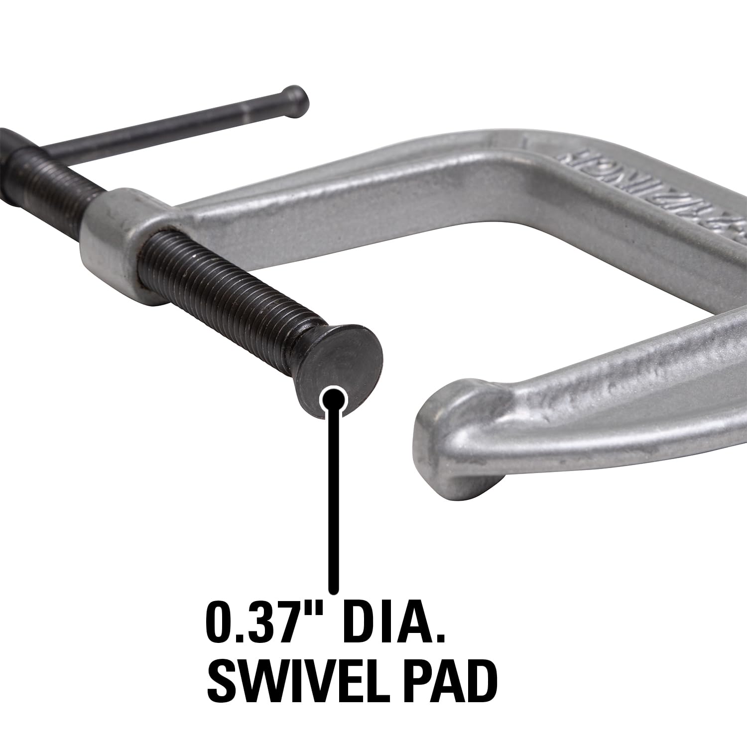 Wilton C-Clamp Deep Reach, 1" Opening, 3" Throat, 350 Lbs. Clamping Force (Model 251)