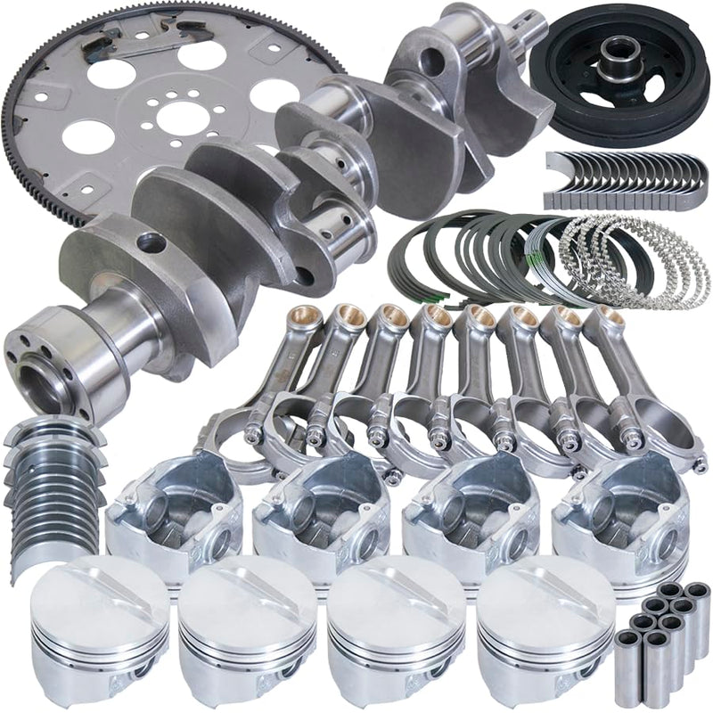 Balanced Eagle B13005L04068 Rotating Assembly Kit: Chevrolet, 350-1 pc rear seal, 168 t