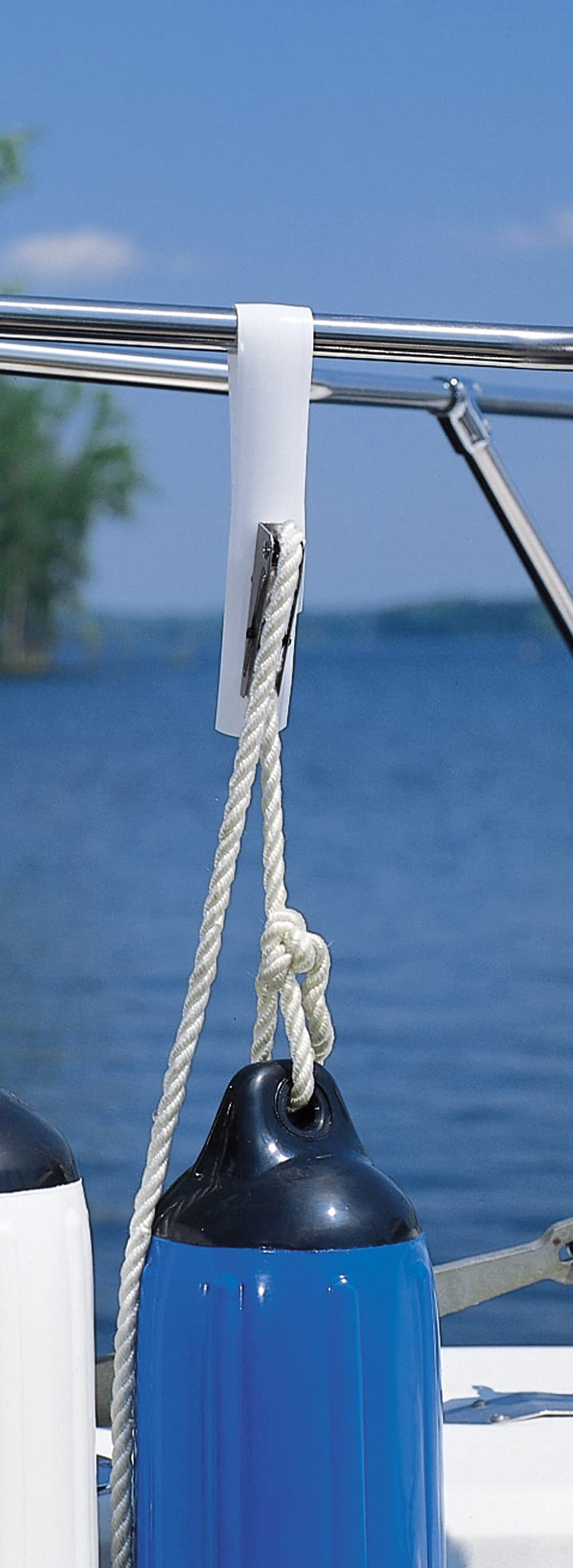 Tidy-Ups Taylor Made Products 1018 Boat Fender Adjuster (Large Rails, White)