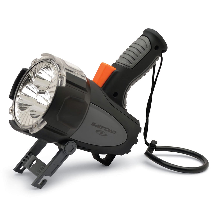 Rechargeable Cyclops 6000 Lumen Portable Handheld REVO Spotlight Flashlight with Car Charger/Adapter