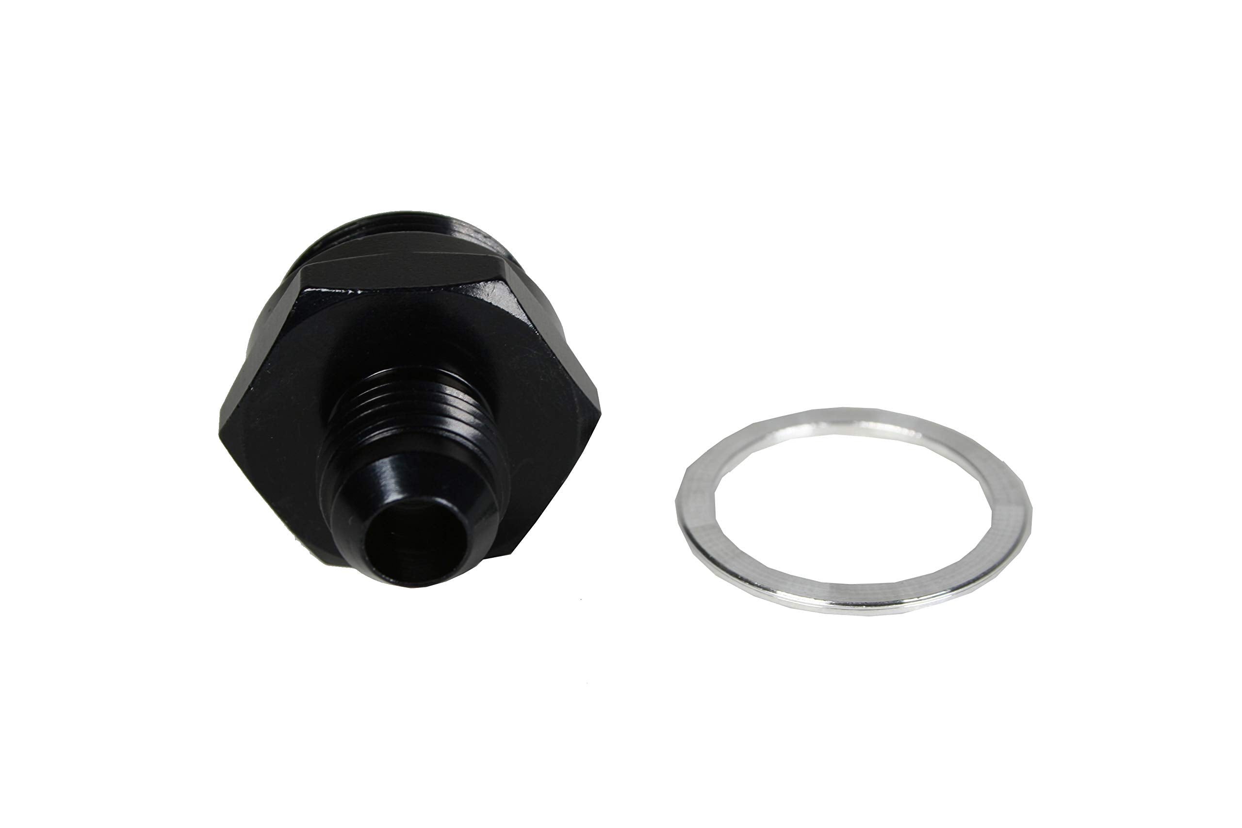 Aeromotive AN-06 15201 Holley Carb 7/8" X 20 Thread Dual Feed Bowl Adapter Fitting