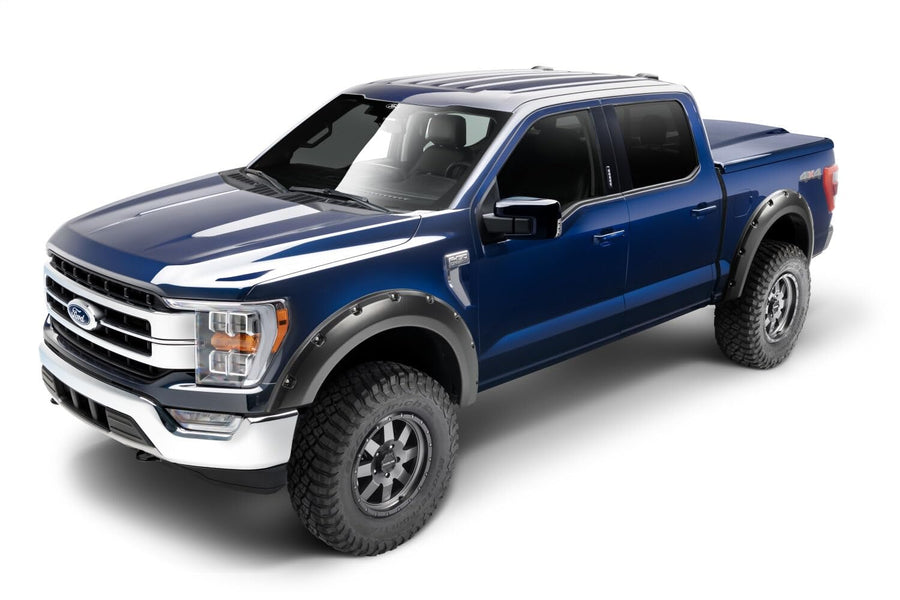 Fender Flares Husky Liners Pocket Style | Fits 2021-2026 Ford F-150 (Does NOT Fit Lightning or Raptor Models) | Front & Rear, 4-pcs. Black | 2802963