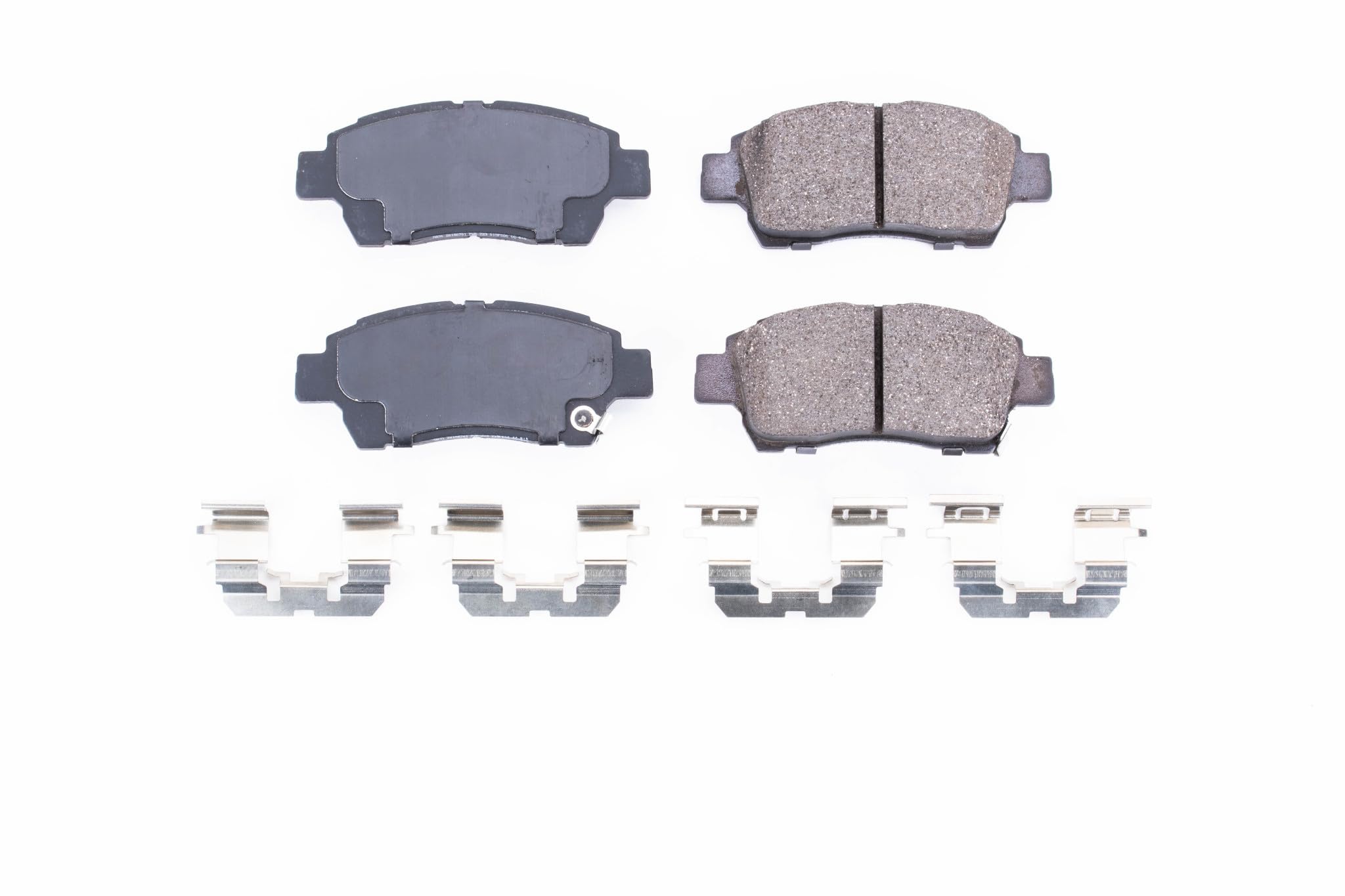 Power Stop Brake Kit Front For Toyota Echo 2000 - Ceramic Brake Pads With Installation Hardware, 17-831