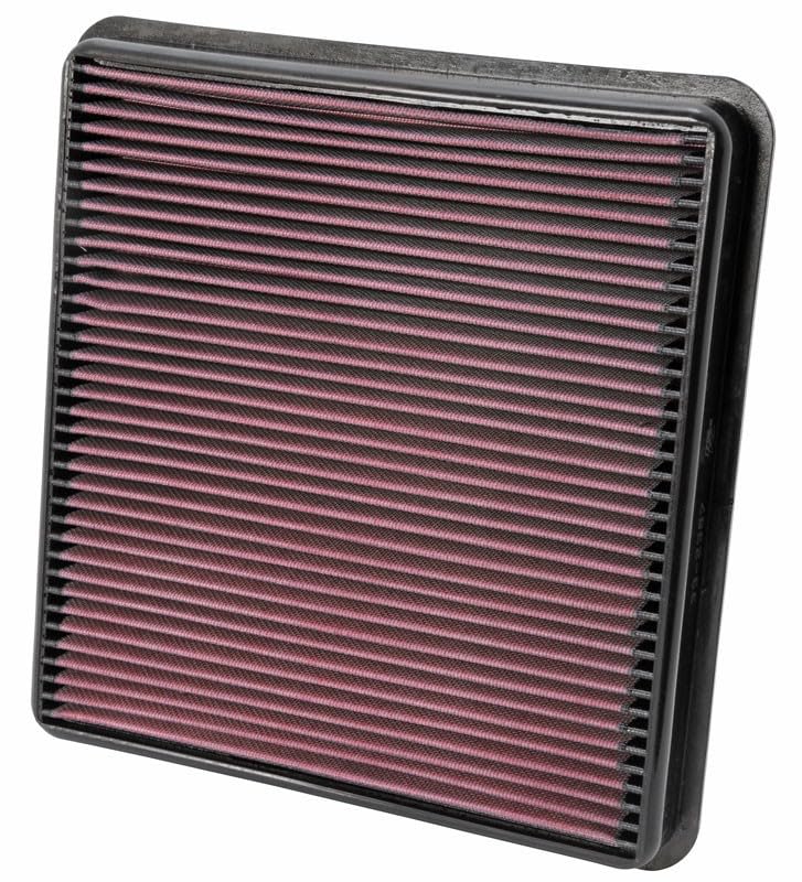 K&N High-Flow Engine Air Filter Original Lifetime: Increase Power: Premium, Washable: Compatible with 2007-2021 Lexus/Toyota: LX570, Land Cruiser, Sequoia, Tundra, 33-2387