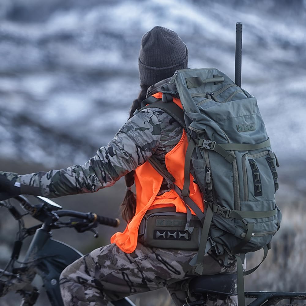 Helix 3500 BOG Hunting Backpack with 3500 Cubic in Capacity, 2.75 lb Lightweight Design, and YKK Zippers for Hunting, Outdoors