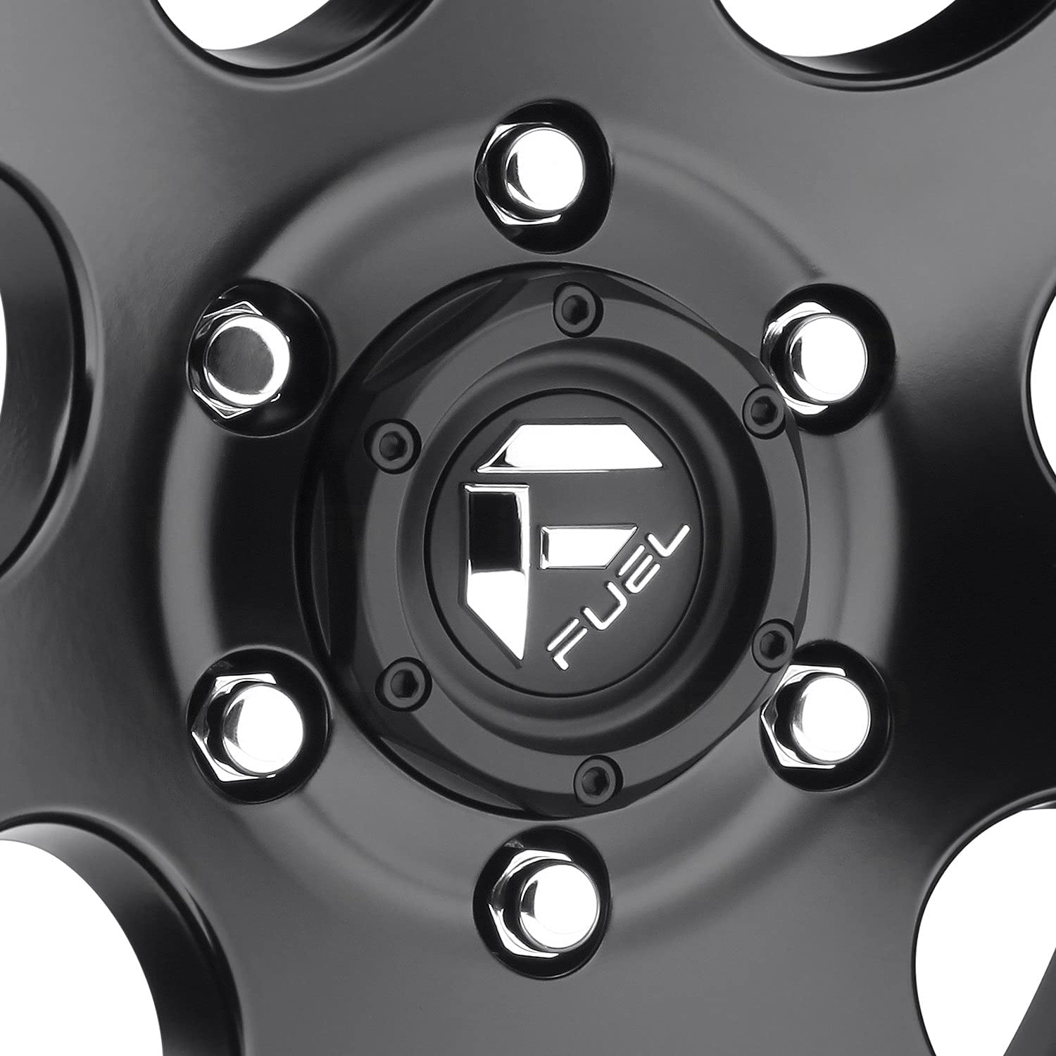 Black FUEL D608 Wheel with Painted (17 x 9. inches /6 x 139 mm, -12 mm Offset)