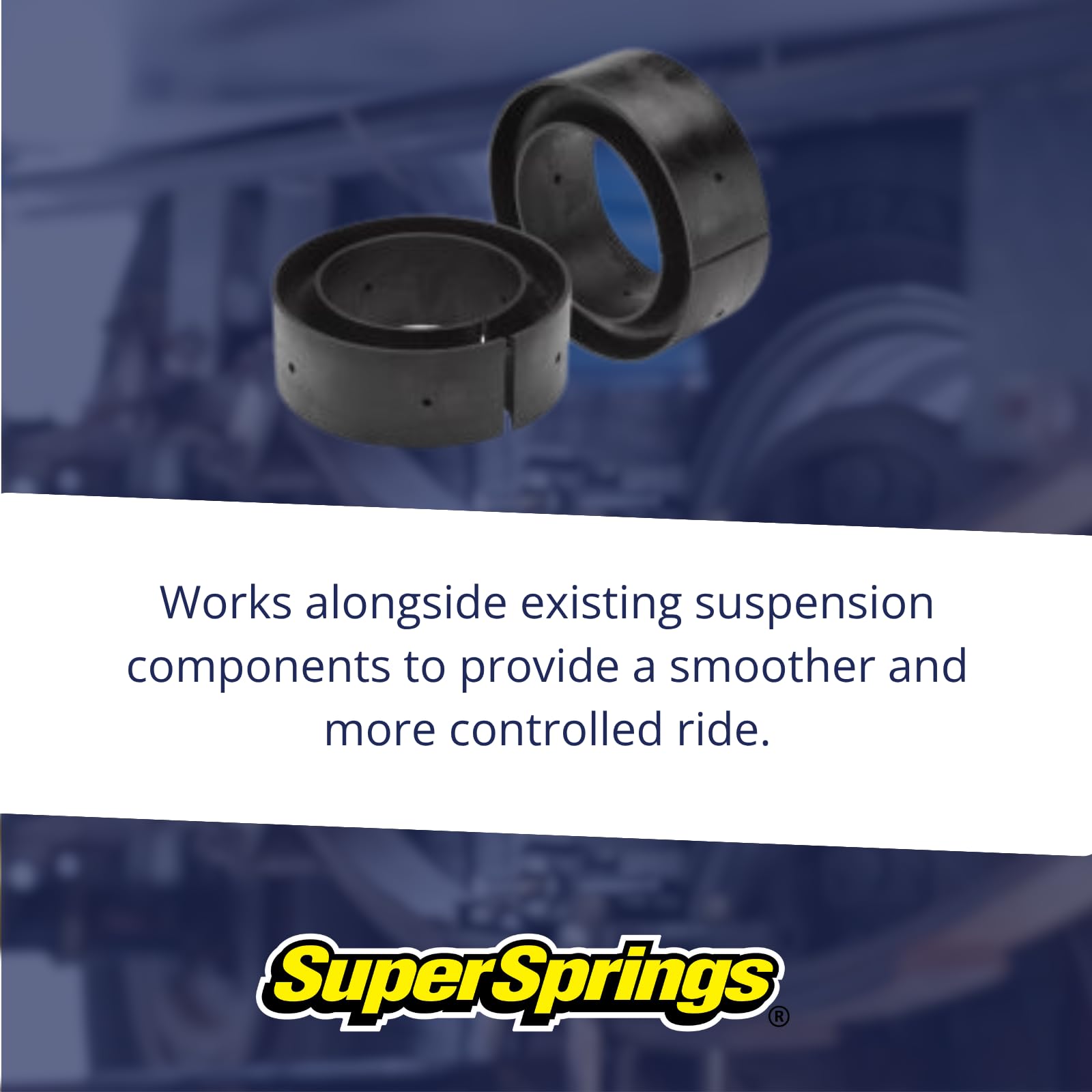 CSS-1094 SuperSprings | SumoSprings Coil for various applications | 0.94 inch inner wall height, Black