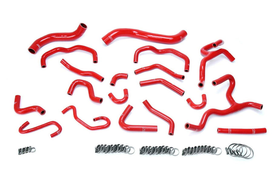 Silicone HPS 57-1709-RED Radiator + Heater Hose Kit Coolant, Red