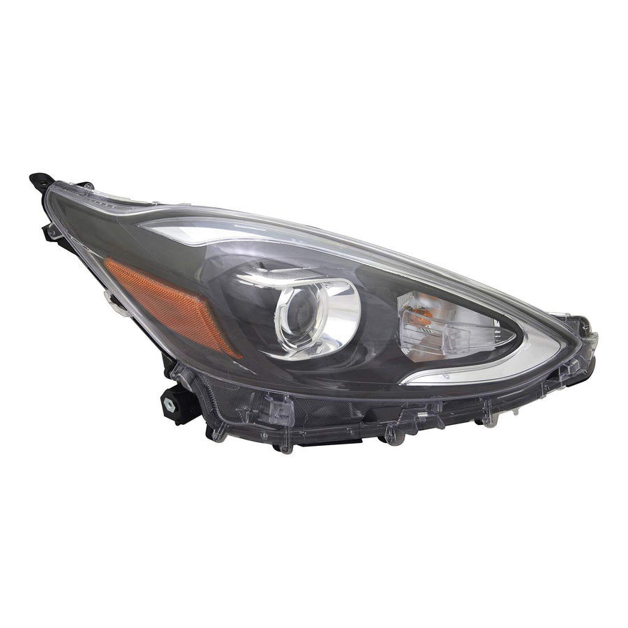 Right TYC Headlight Assembly Compatible with 2018-2019 Toyota Prius