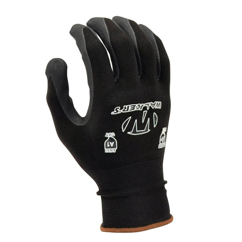 Men's Walker's Coated Nylon Xtra Grip Gloves | Lightweight EN388 Resistant Non-Slip Palm High-Dexterity Work Safety Gloves, Large