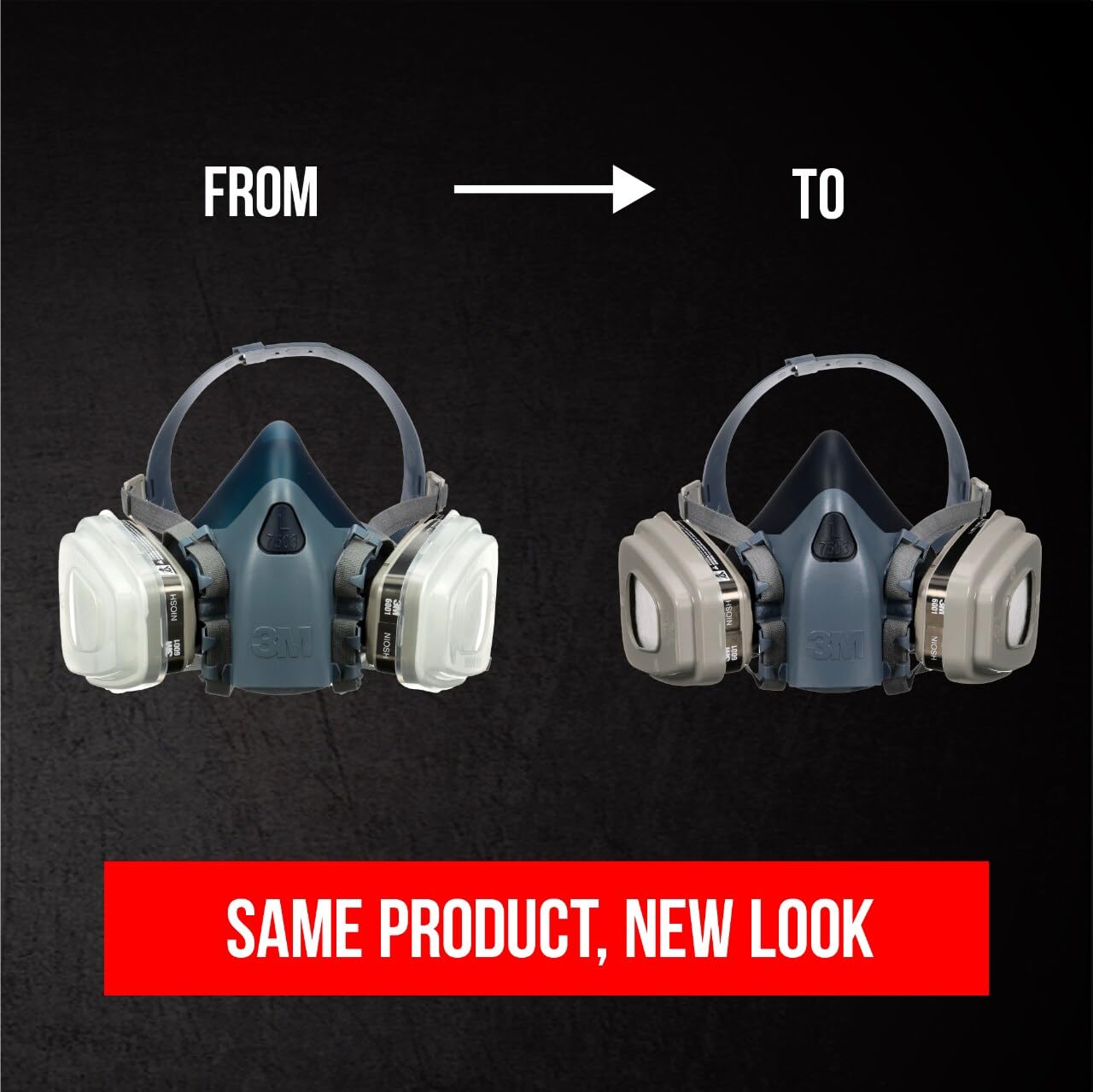 3M Half Mask Professional Organic Vapor, P95 Respirator with Cool Flow Valve, Reusable Respirator, Large