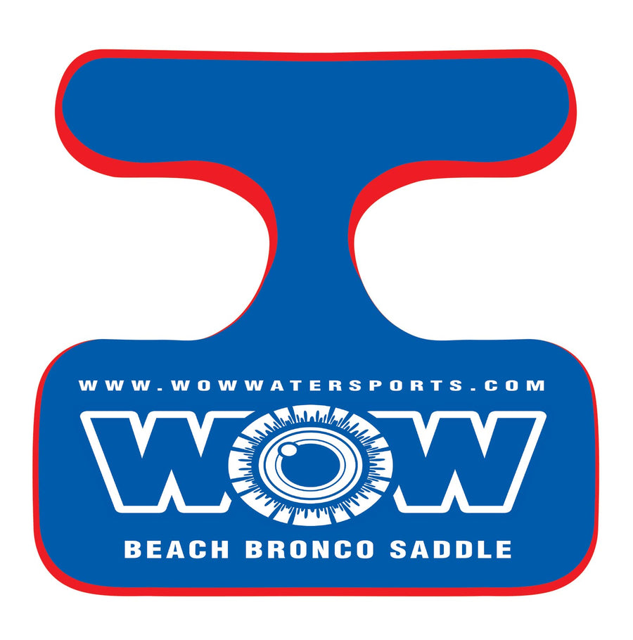 Water Saddle WOW Sports For Adults - Holds 300 LBS - Strong Foam Support - Poolside Seat Cussions - 21" x 20" x 2.4"