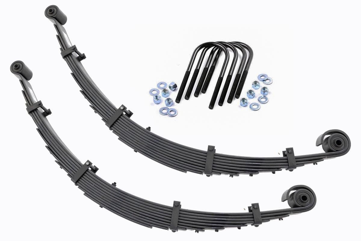 8" Rough Country Front Leaf Springs for 1999-2004 Ford Super Duty - 8073Kit