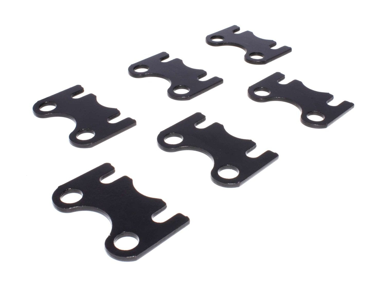 1 Piece Comp Cams 4808-6 Flat Guide Plate Set Chevrolet w/ 5/16" Pushrod 7/16" Stud, Black