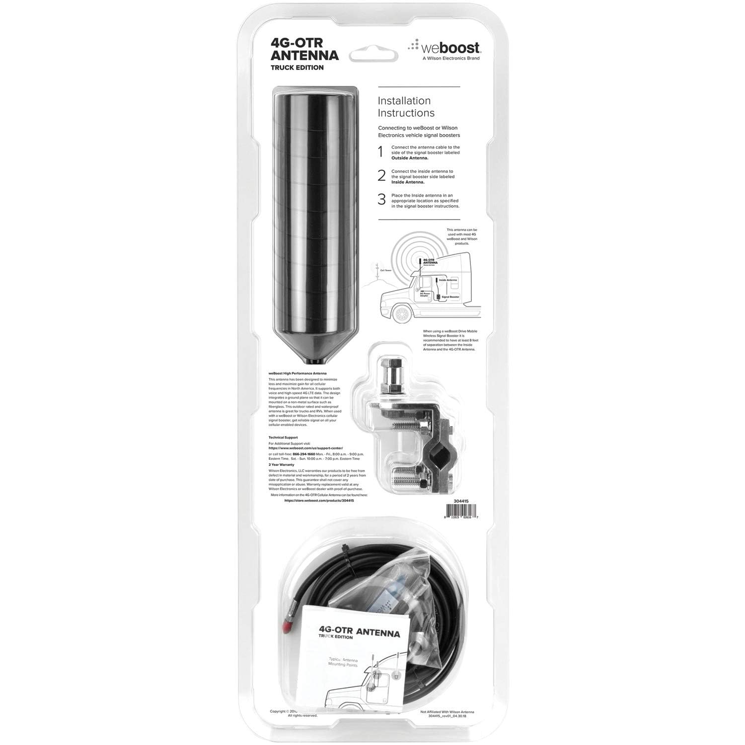 4G-OTR Trucker Edition Antenna weBoost, 17"