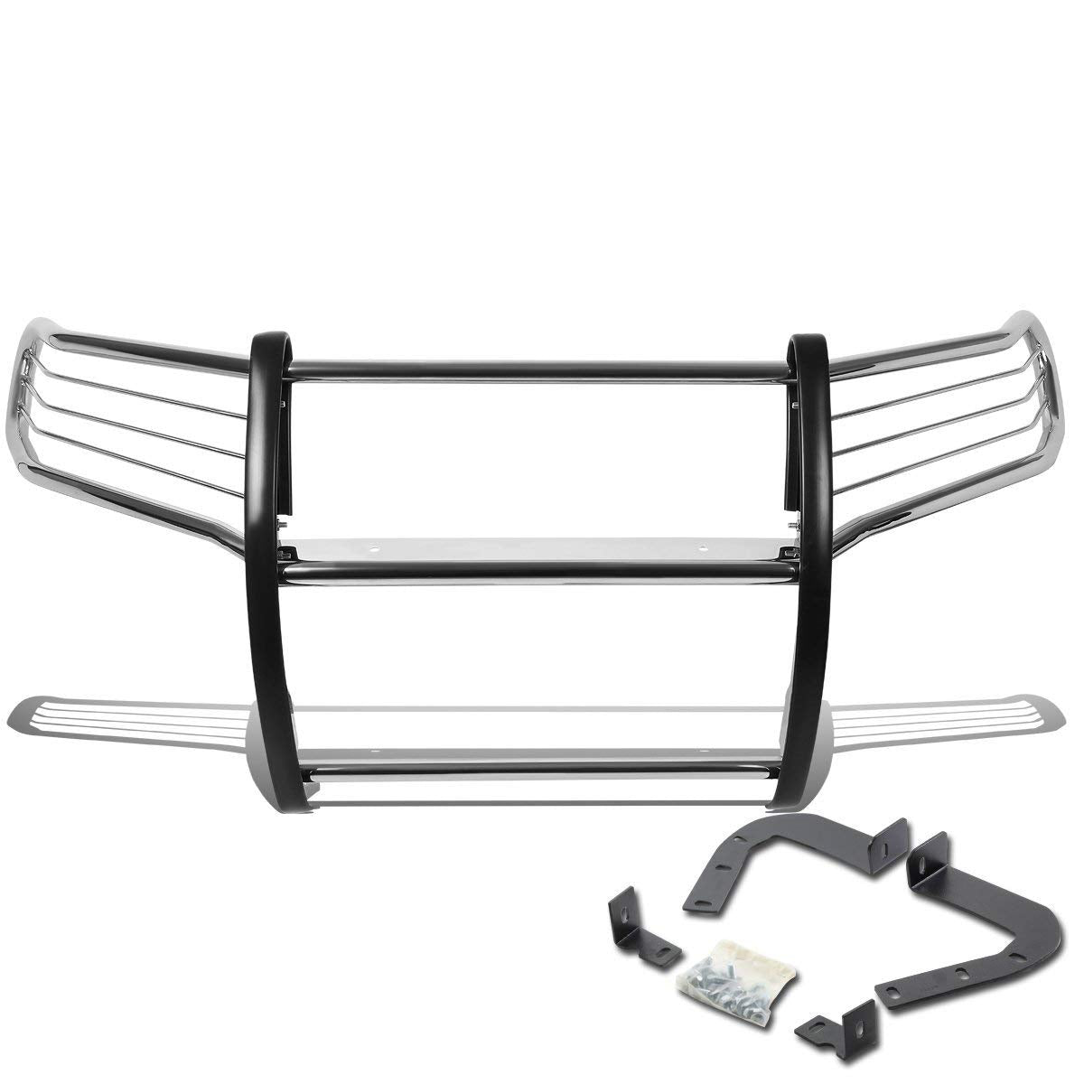 Bumper Guard Black Horse Grille brush Modular Stainless Steel Compatible with 2016-2023 Toyota Tacoma-17A096402MSS