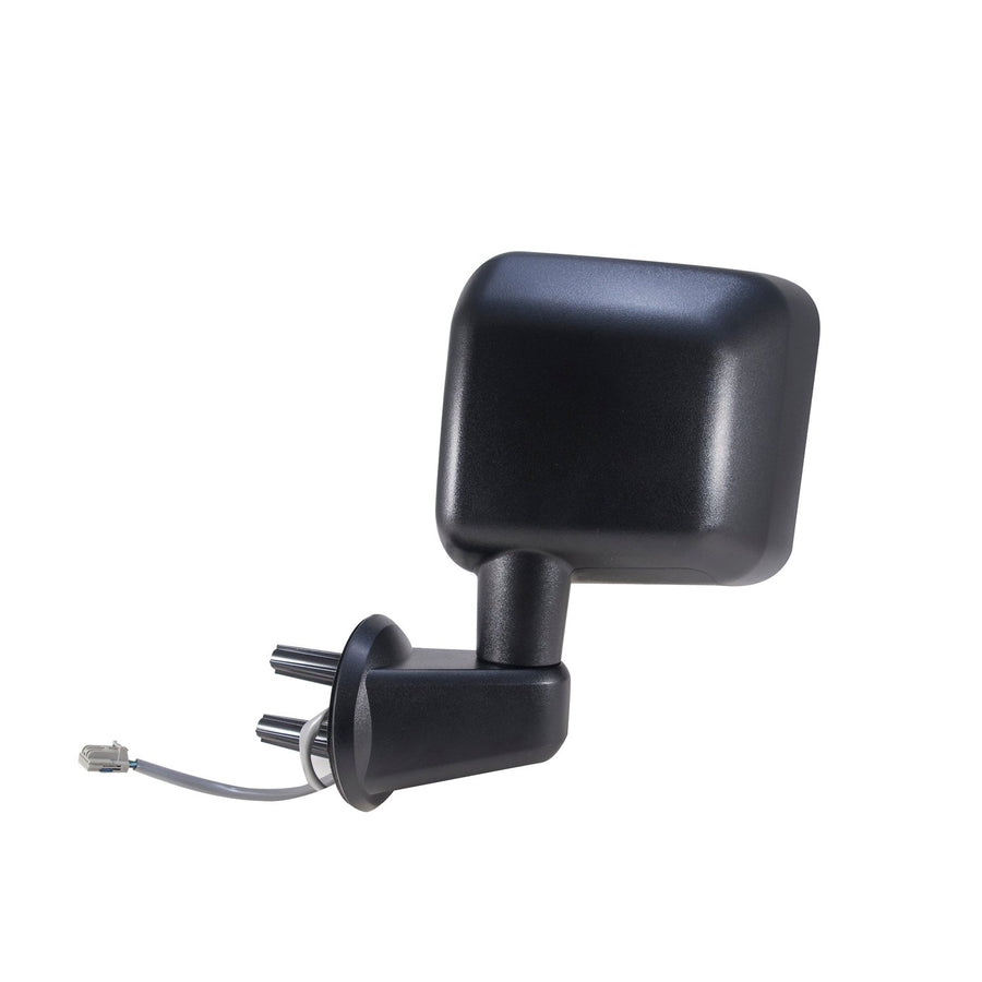Mirror Driver Side for Jeep Wrangler, textured black, foldaway, Heated Power