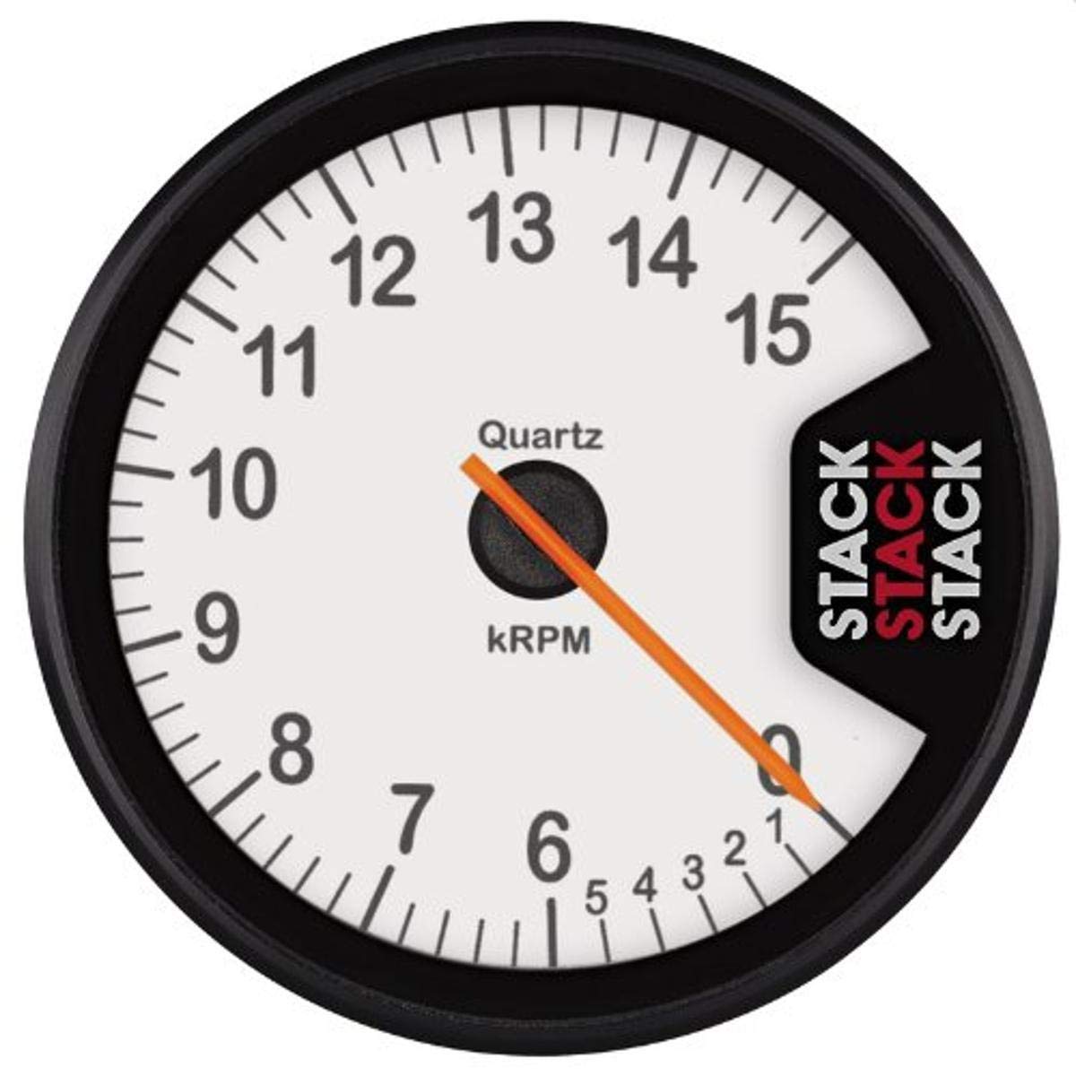 Clubman Stack ST200-0615W 80mm 0-6-15k RPM Tachometer