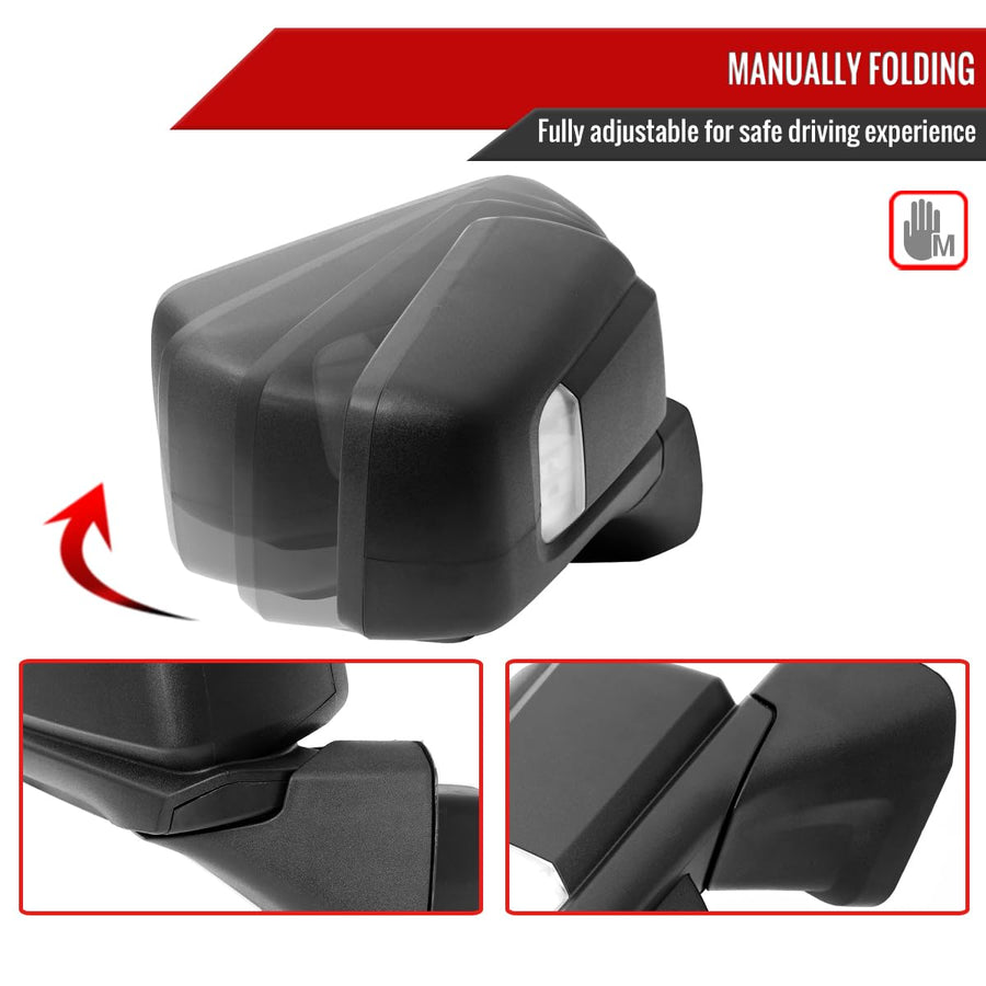 GMC Sierra 1500 SPEC-D TUNING Mirror Black Texture